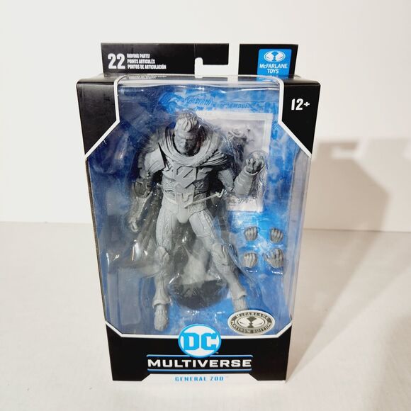 McFarlane Toys General Zod Platinum Endless Winter Action Figure Frost King BAF - Picture 1 of 8